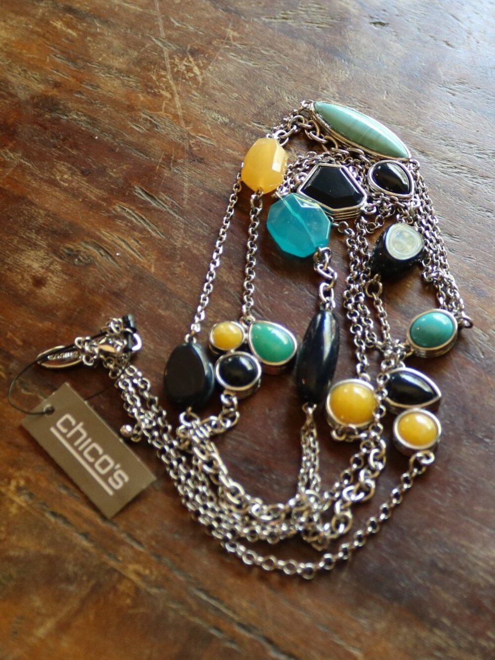 Chico's multi-strand statement necklace